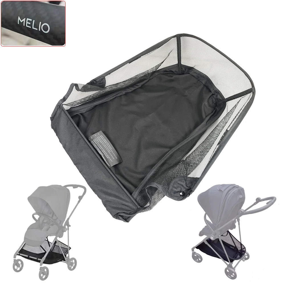 New Version Shopping Basket For Cybex Melio Stroller Storage Bag Diaper Bag Upgarded Fixture Baby Buggy Replacement Accessories