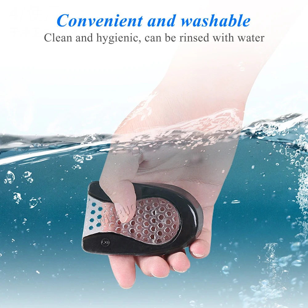 1 Pair gel insole silicone Men Women heel Cushion insoles soles relieve foot pain Spur Support Shoe pad High Heel Inserts