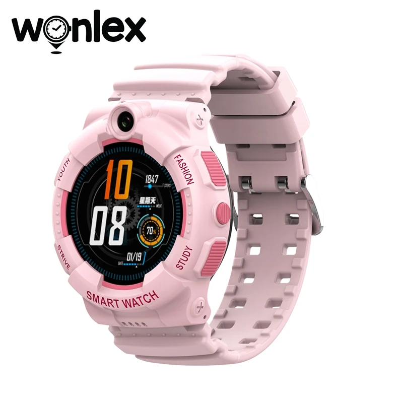 Wonlex 4G Smart Watch Kids Video Call GPS Kids Watch KT25 WiFi Location Tracker Monitor SOS Call Anti Lost Children Smart Watch