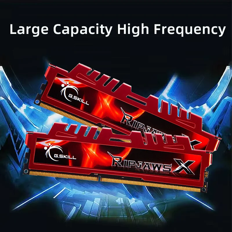 G-Skill 8GBXL Ripjaws X For Intel Sandybridge Platforms DDR3 PC12800 1600MHz 8GB 240 Pins Memory Module Dual Channel Desktop RAM