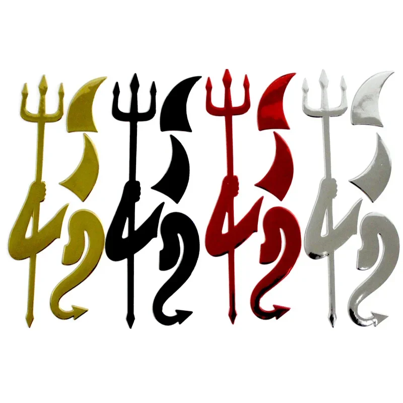 Car Sticker Funny Fashion 3D Little Devil Demon Styling Universal Auto Emblem Logo PVC Decals Decoration DIY Car Accessories