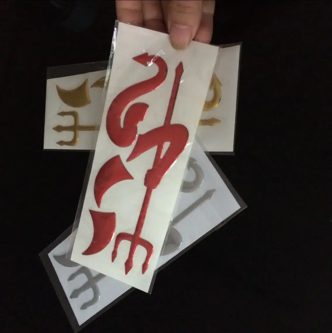 Car Sticker Funny Fashion 3D Little Devil Demon Styling Universal Auto Emblem Logo PVC Decals Decoration DIY Car Accessories
