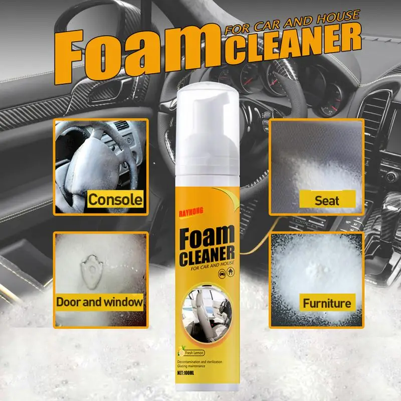 All Round Master Multi-purpose Foam Cleaner Spray for Car Interior, Seats, Leather - Magic Cleaning - 30/100/150ml