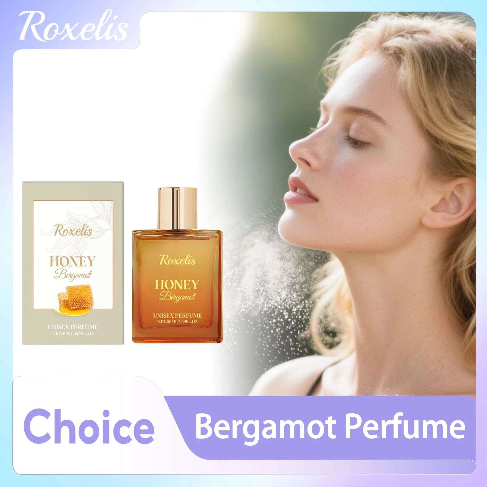 Honey Bergamot Unisex Perfume Original Fresh Elegant Fragrance For Man Enhance Charisma Improve Temperament Women's Perfume Set