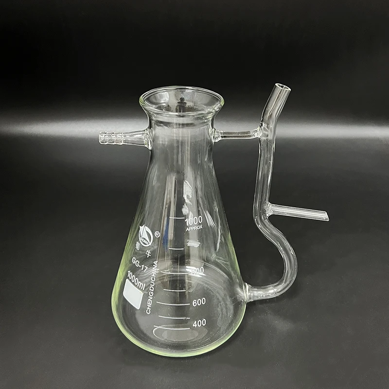 SHUNIU Essential oil separator,100ml/150ml/200ml/250ml/300ml/500ml/1000ml,Rectification large mouth Erlenmeyer flask