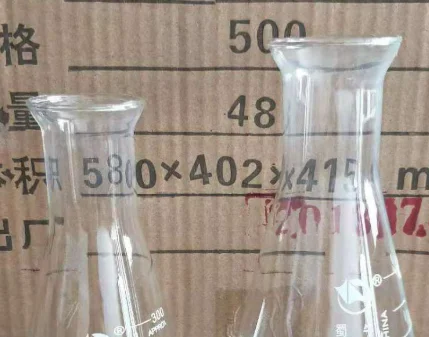 Shuniu Wide Mouth Erlenmeyer Flask Conical Flask 50ml 100ml 150ml 250ml 500ml 1000ml 2000ml Lab Glassware