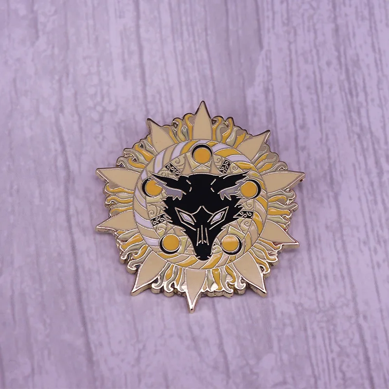 Space Trek Enamel Pins Custom Galactic Alien War Science Fiction Movie Brooches Luxury Copper Lapel Badges Fashion Jewelry