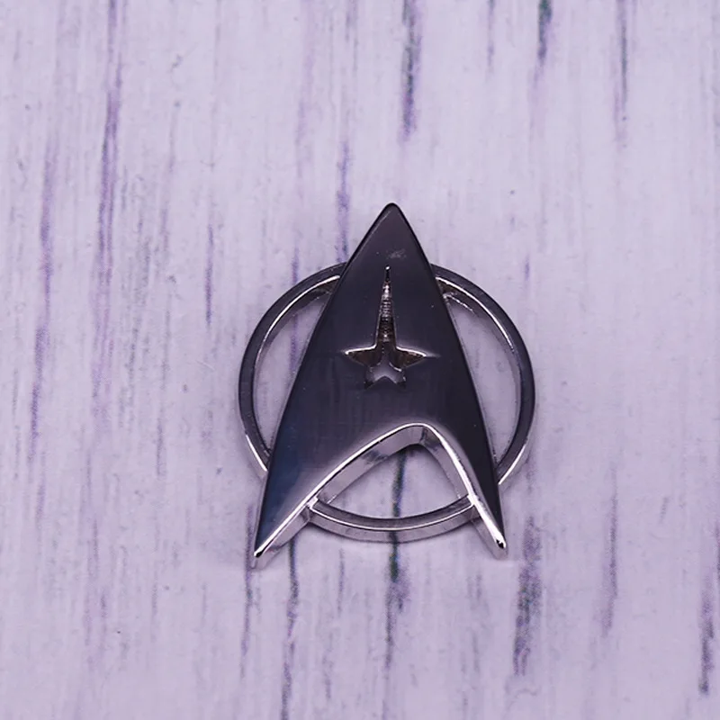Space Trek Enamel Pins Custom Galactic Alien War Science Fiction Movie Brooches Luxury Copper Lapel Badges Fashion Jewelry