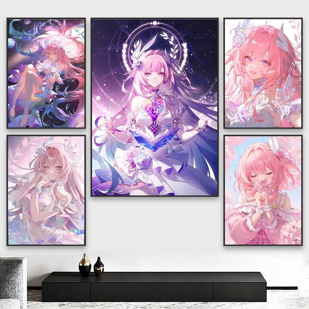Cyrene H-Honkai Star Rail Poster Elegant And Affordable Wall Art Stickers For Dormitory Living Room And Bedroom Spaces