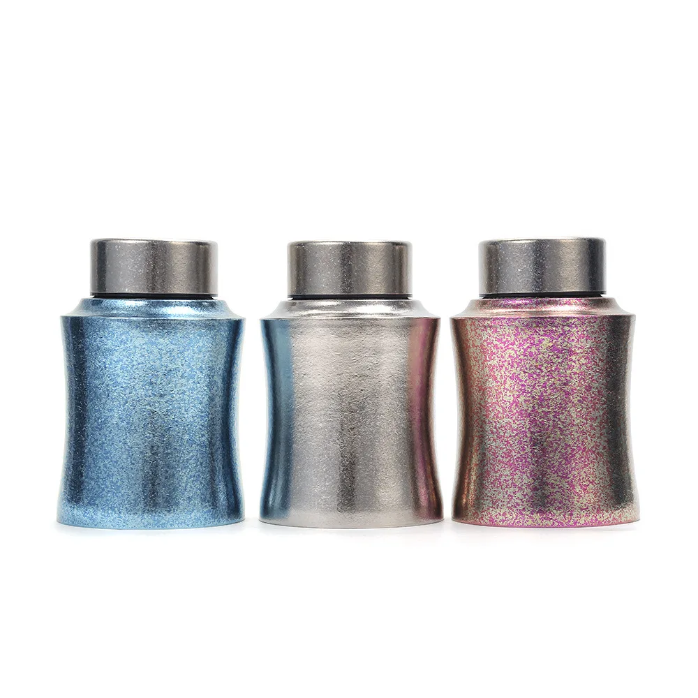 600ML Pure Titanium Tea Can, Sealed Storage, Moisture-proof and Dust-proof, Crystallization, Antibacterial and Mildew, Candy Box