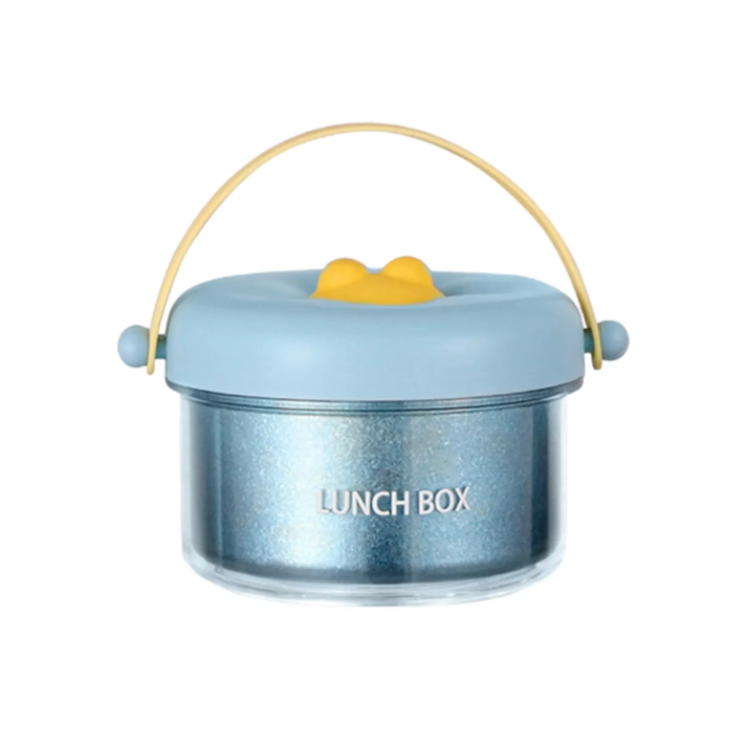 Children-safe 99.4% Pure Titanium Baby Infant Food Bowl 600ML 12CM Anti-bacterial Mini Bento Box Fashionable Office Lunch Box