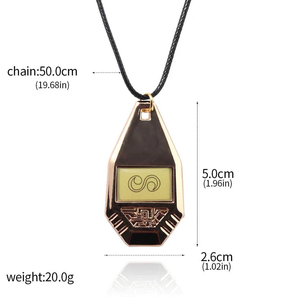 Digimon Adventure Necklace Jewelry Cosplay Digvice Anime Figure Accessories Totem Badges Backpack Pendants Kids Toys Gifts