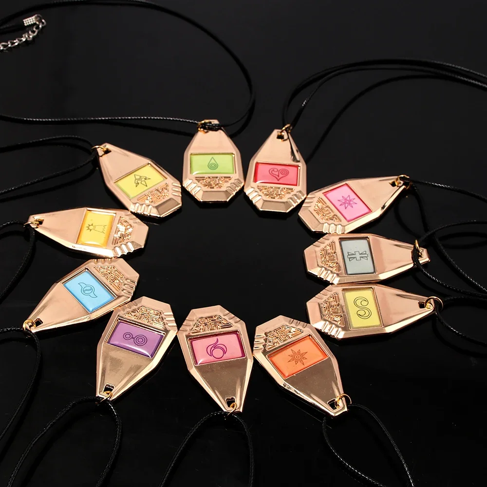 Digimon Adventure Necklace Jewelry Cosplay Digvice Anime Figure Accessories Totem Badges Backpack Pendants Kids Toys Gifts