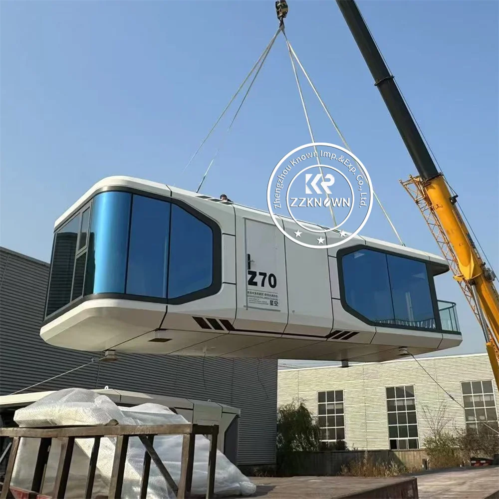 Modern Prefabricated Houses Modern Luxury Capsule Home Prefab Modular Space Capsule House for Eco Resort