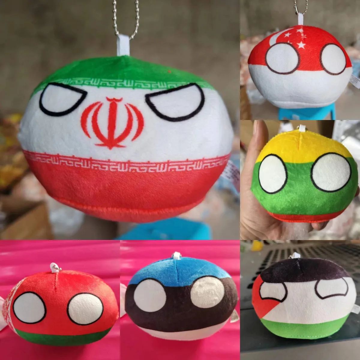 10cm Country Ball Plush Toys 69 Styles Countryball Stuffed Doll Polandball Pendant Country Balls 2023 Birthday's Gift for Kids