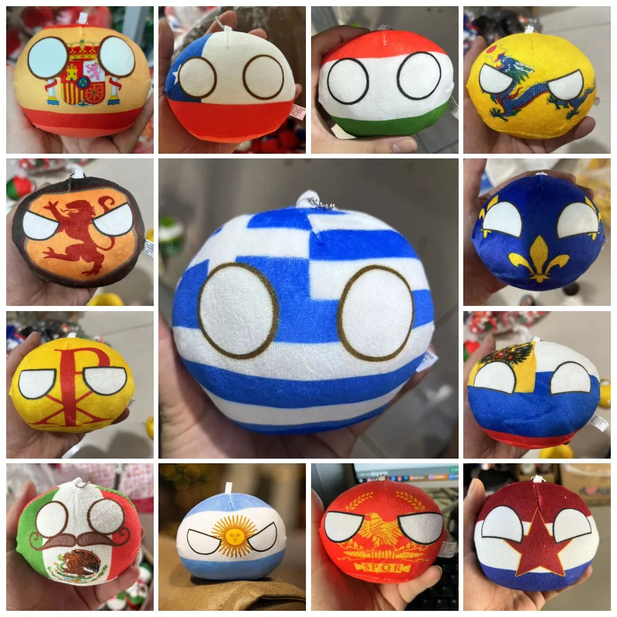 10cm Country Ball Plush Toys 69 Styles Countryball Stuffed Doll Polandball Pendant Country Balls 2023 Birthday's Gift for Kids