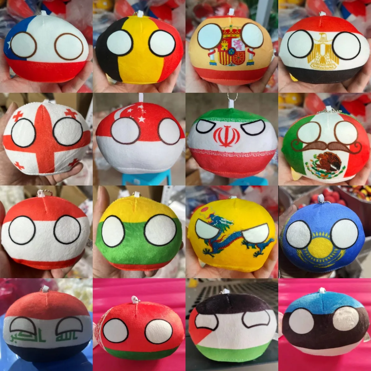 10cm Country Ball Plush Toys 69 Styles Countryball Stuffed Doll Polandball Pendant Country Balls 2023 Birthday's Gift for Kids