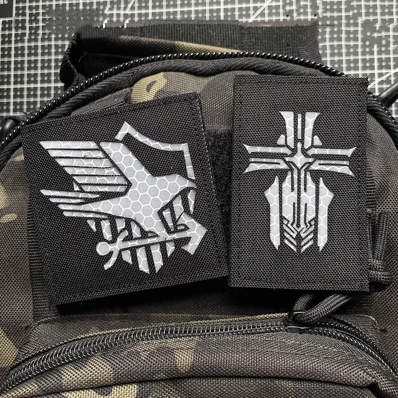 Granblue Archives IR Reflective Patch Two-dimensional Anime Luminous Tactical Badge For Outdoor Backpack Clothing DIY Decals