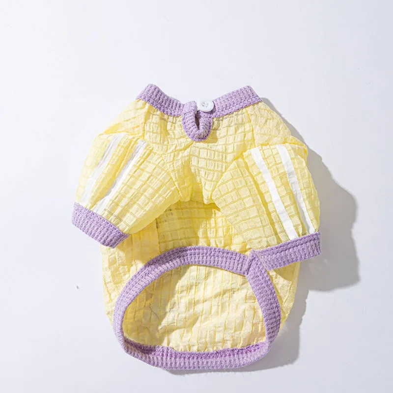 Fashionable Pet Vest Summer New Dog Clothes Teddy's Outdoor Clothing Dog Two Leg T-shirt Pet Pullover Clothing XS-XL