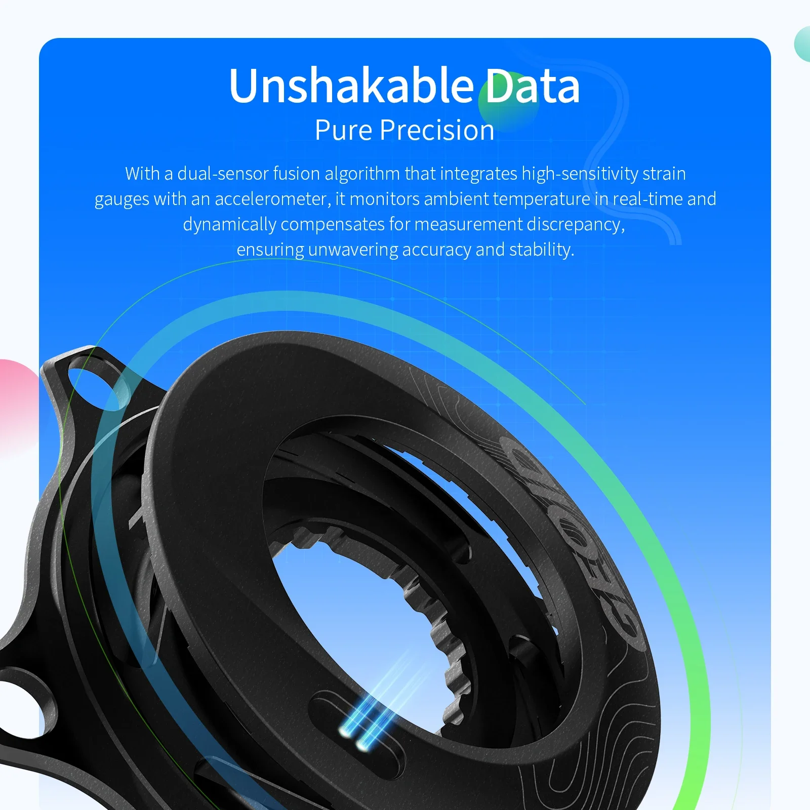 GEOID PM500 Power Meter 110BCD 4 Bolt Crank 24mm Spindle ANT+ Bluetooth Road Bike Power Meter for Shimano