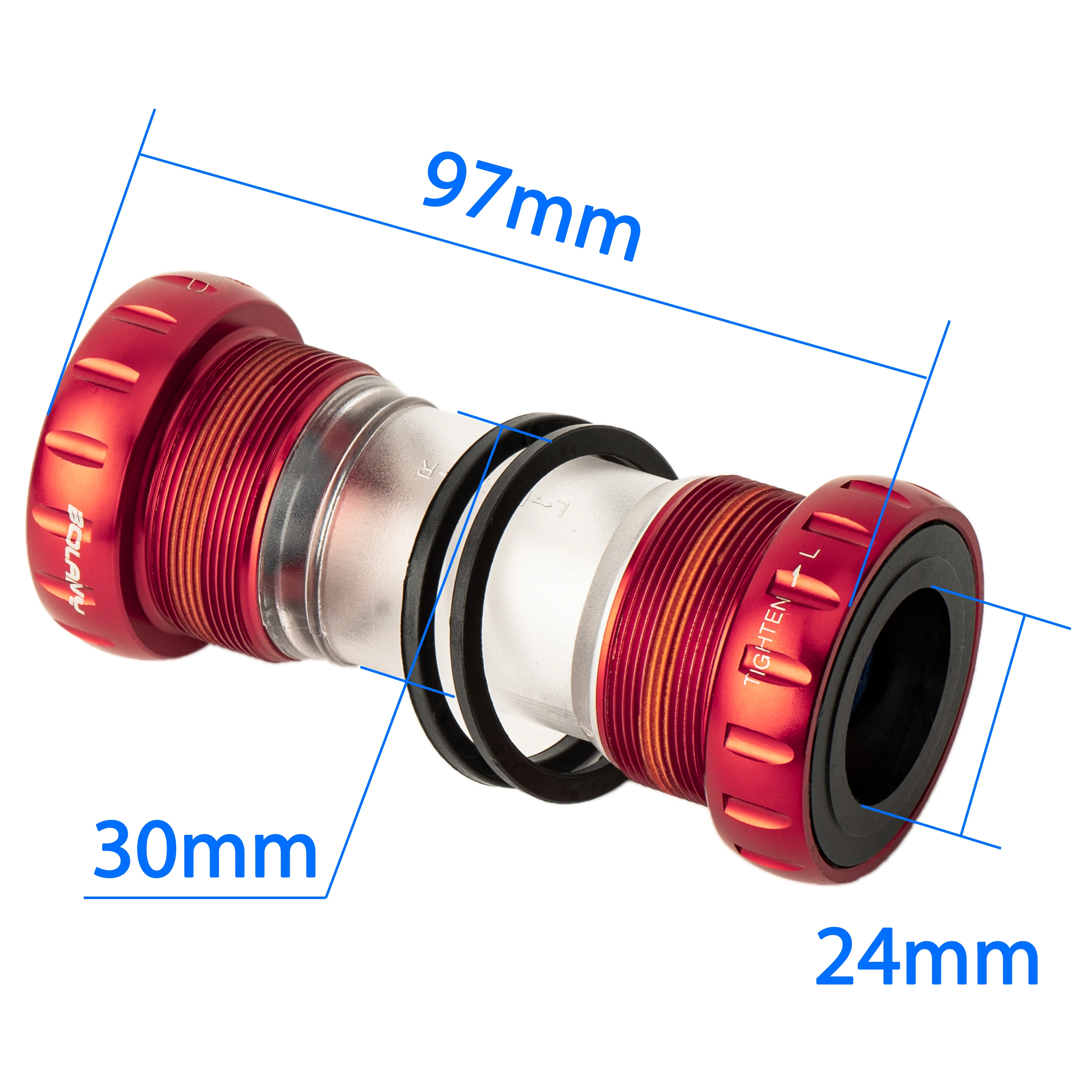 BOLANY Crankset Folding Bicycle Crank 170mm 130BCD 5 Bolts Aluminum Alloy Bottom Bracket Ceramic Bearing CNC Anodized Bike Parts