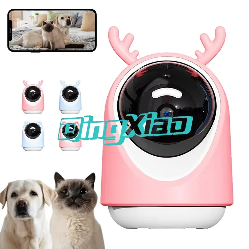 5G Pet Camera Ai Recognition Auto Tracking Smart Laser Cat Toy Interactive Monitor For Cat Dog Rabbit Real Time Remote Control