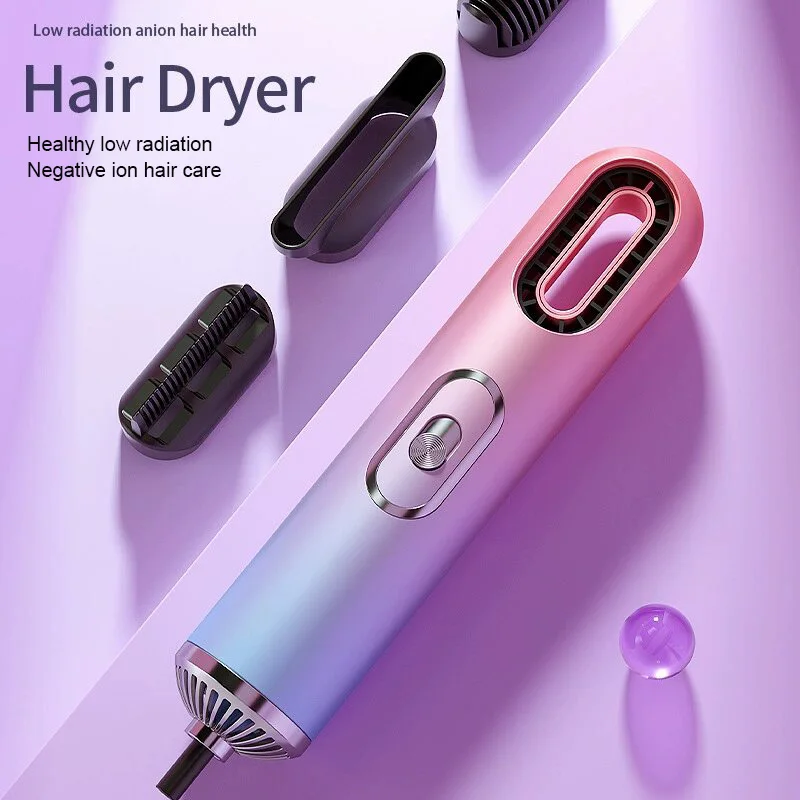 Multifunction 3in1 Hair Dryer Bladeless Fan Hot Cool Air Wind Negative Blue Light Powerful Electric Mini Travel Hair Blower With