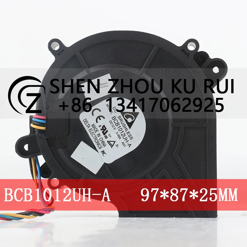 Delta 5V 24V 48V DC 12V 3.45A AC 9.7CM sweeping robot blower Automotive turbocharger BCB1012UH-A cooling fan