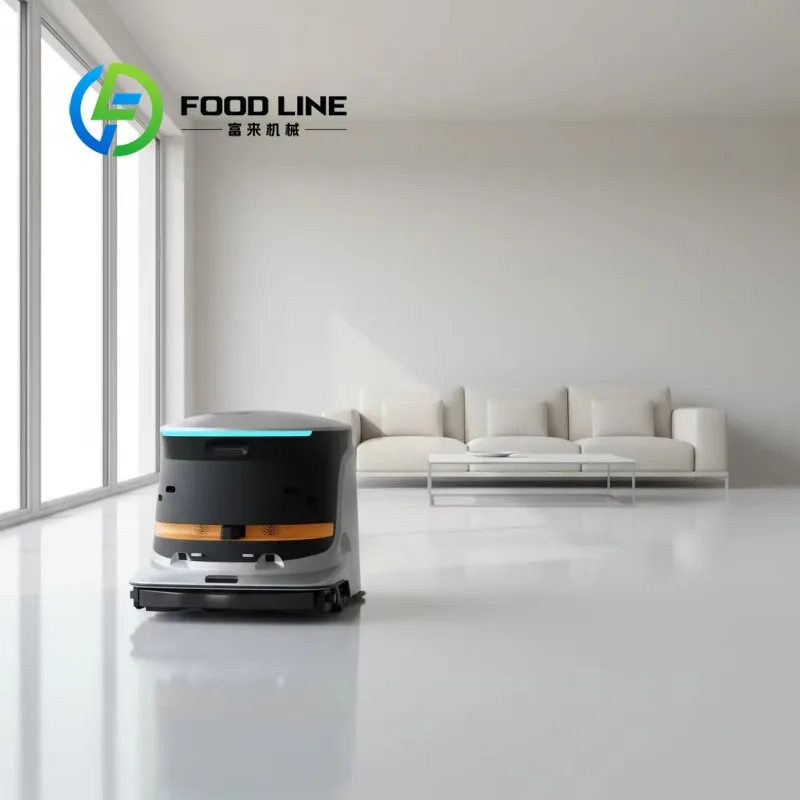 All One Commercial Cleaning Robot AI Driven Wet/Dry Sweep Scrub Vacuum Mop Auto Charge App-Control 22L Water Tank Hotels Malls