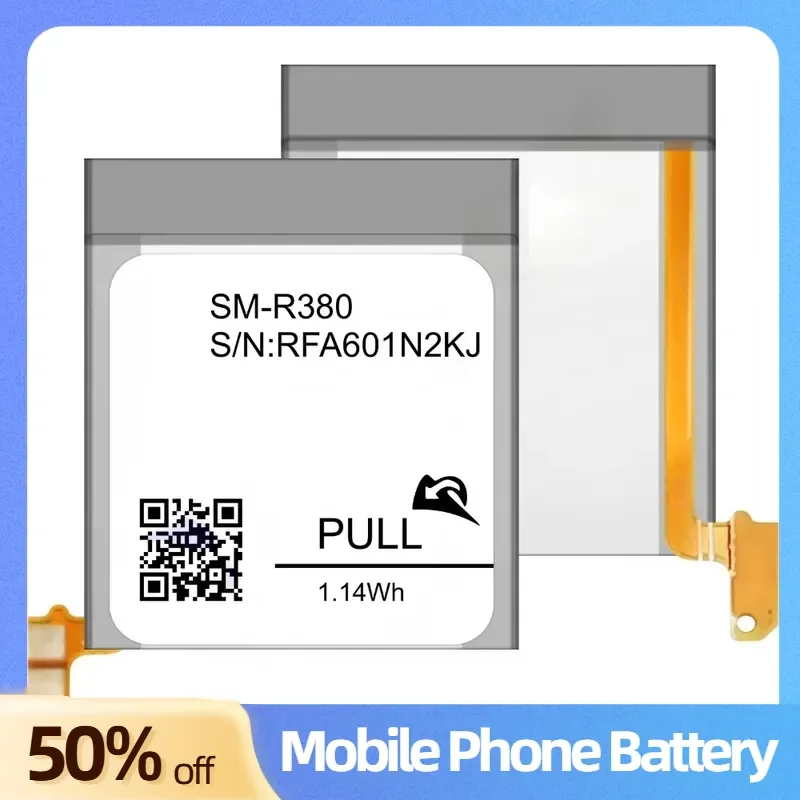 2PCS EB-BR380FBE 250mAh Lithium-ion Watch Battery Brand New Full Capacity Cell For Samsung Gear 2 Neo R380 R381