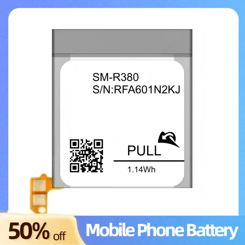 2PCS EB-BR380FBE 250mAh Lithium-ion Watch Battery Brand New Full Capacity Cell For Samsung Gear 2 Neo R380 R381