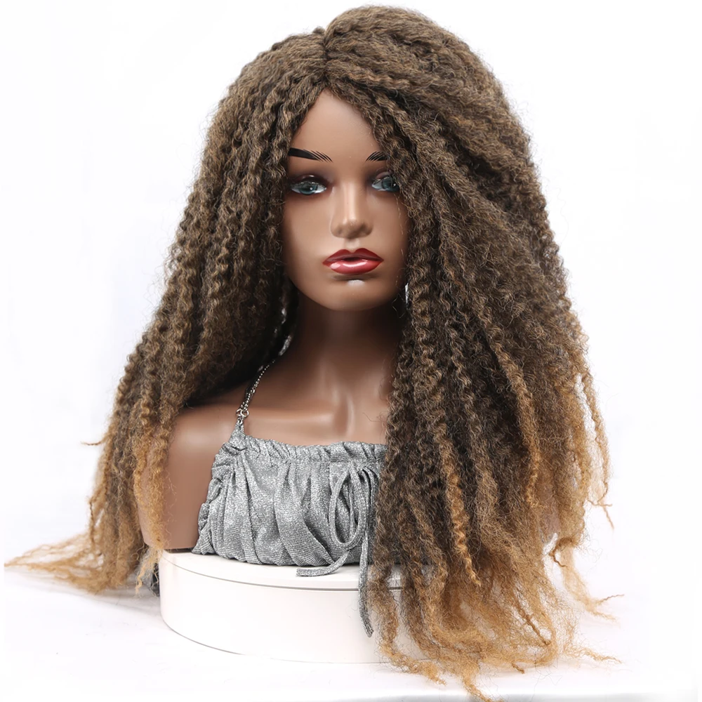 Amir Hair Marley Afro Twist Hair Head Band Wig Synthetic Dreadlock Marley Braided Wig Soft Afro Kinky Natural Braiding for Women