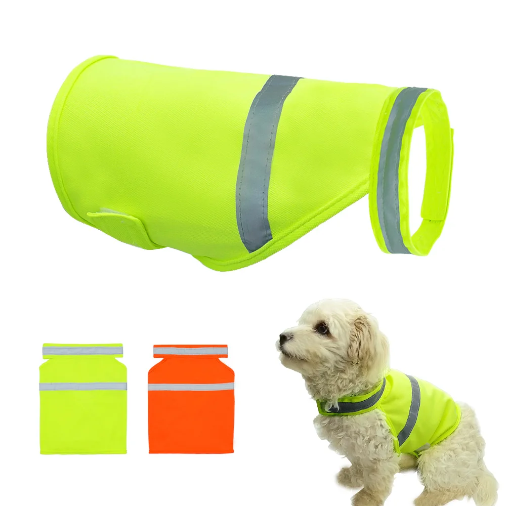 Reflective Dog Vest Clothes Breathable Pet Puppy Dog Safety Outdoor Walking Running Vests For Small Medium Large Dogs Chihuahua