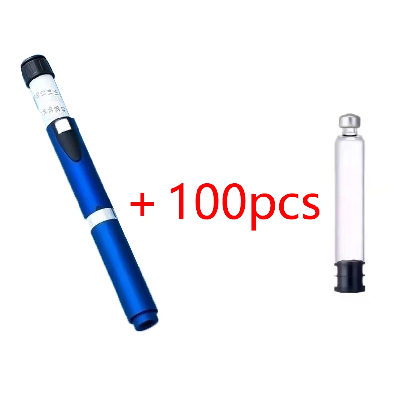 One Magic Pen witn 100pcs  Cartridge Bottles Disposable Sterile Independent Packaging for Refilling Cartridge Bottle  Refill