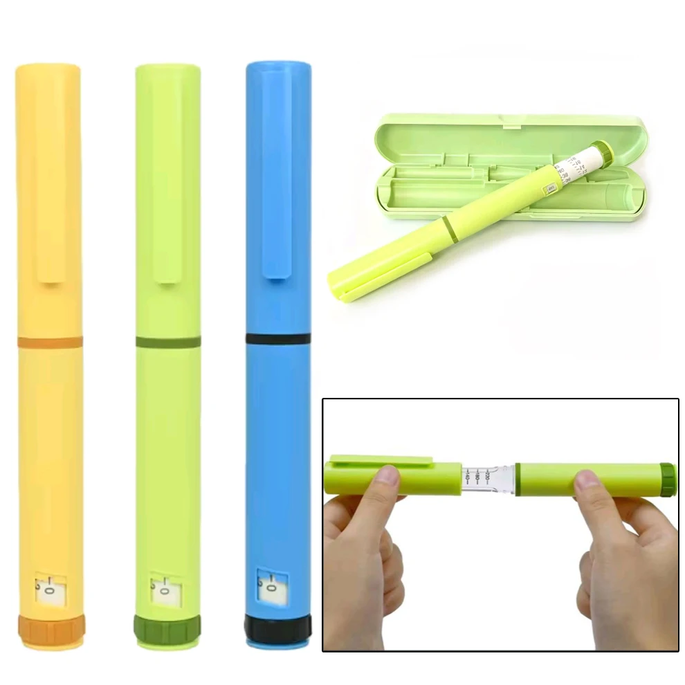 60U Reusable Injection Pen With Protable Case Peptide Pen Magic Pen Tattoo Beauty Injection for 3ml Cartridge