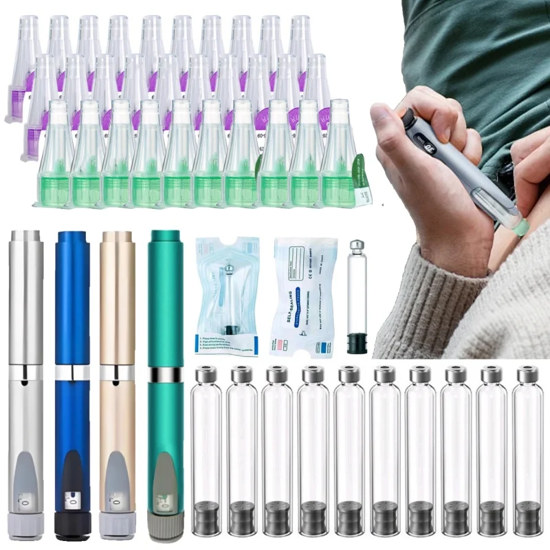 Face Medical Aesthetics Magic Pen 10-100pcs Disposable Empty Cassette Bottle for Lilly Insulin Injection 3ml Pen Tattoo Pen