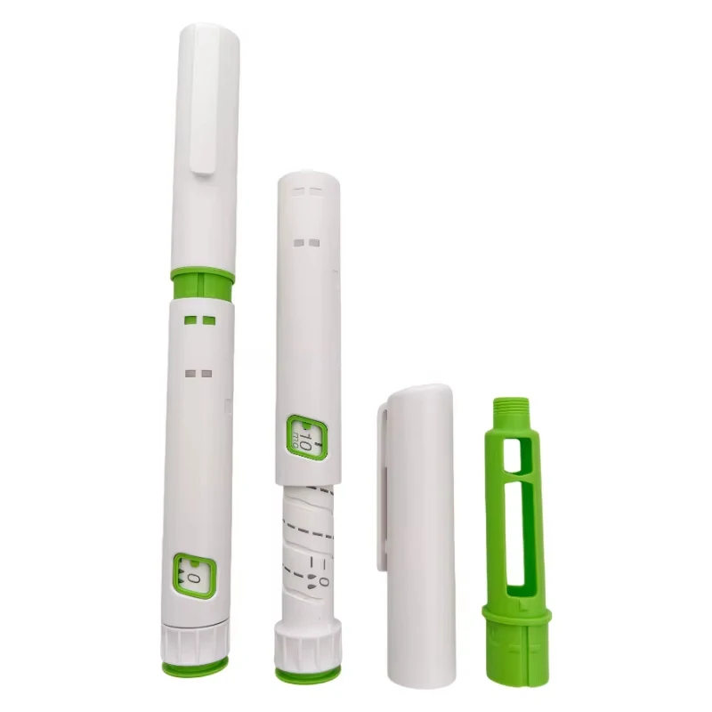 10PCS Green 3ml 10mg Disposable Plastic Insulin Pen Injector Effective Peptide Injection Pen for Personal Care Use