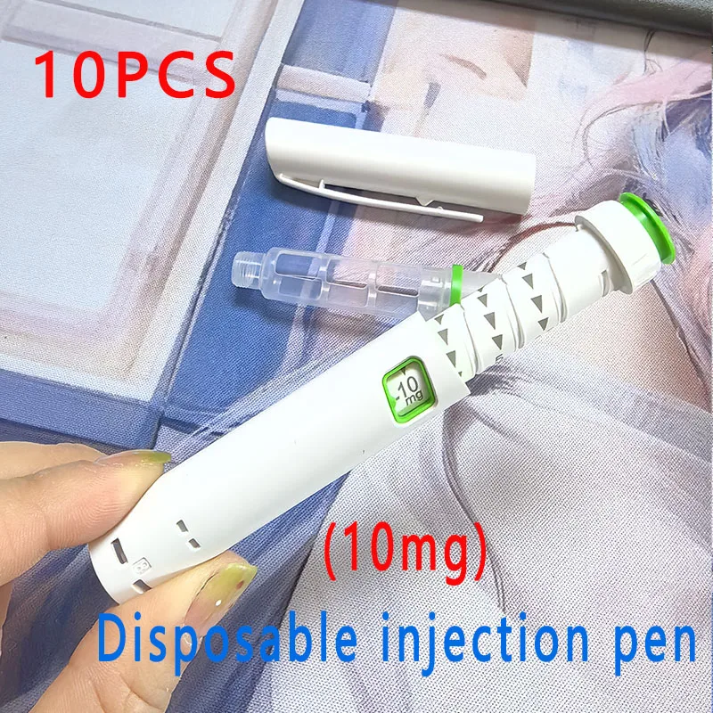 10Pcs Disposable Multipurpose Injection Pen Compatible with 3ml Cartridge for Insulin Growth Hormone Tattoo No Medication