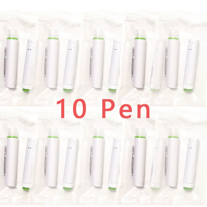 10Pcs Disposable Multipurpose Injection Pen Compatible with 3ml Cartridge for Insulin Growth Hormone Tattoo No Medication