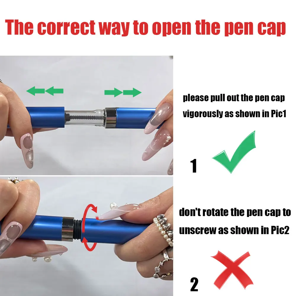 Medical Aesthetics Magic Pen Insulin Cartridges 3ml Empty Cassette Bottle for Lilly Insulin Injection Pen Tattoo Pen 1-10Pcs