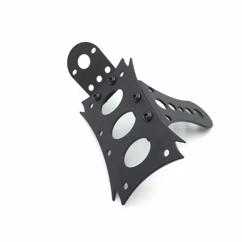 Motorcycle Side Mount 7 3/10" X 4 4/5" License Plate Bracket Light Brackek for Halrey Suzuki KTM