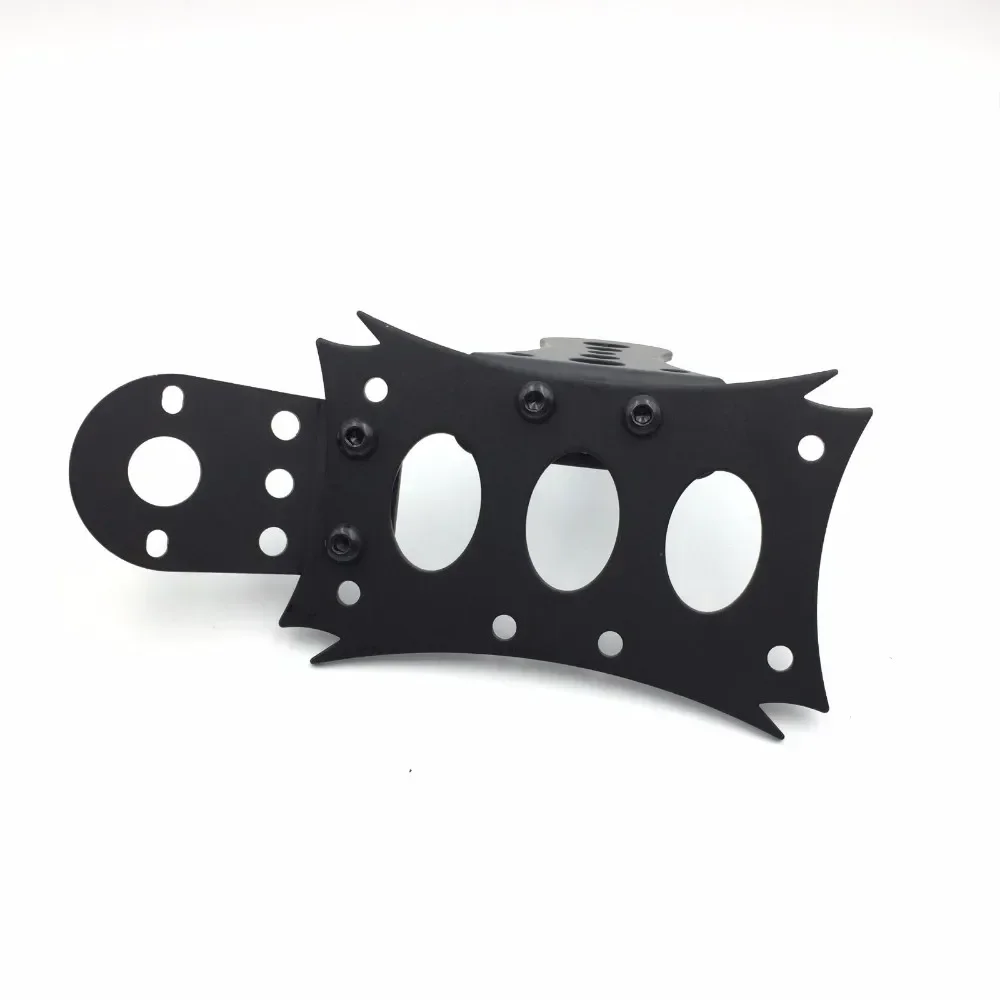 Motorcycle Side Mount 7 3/10" X 4 4/5" License Plate Bracket Light Brackek for Halrey Suzuki KTM
