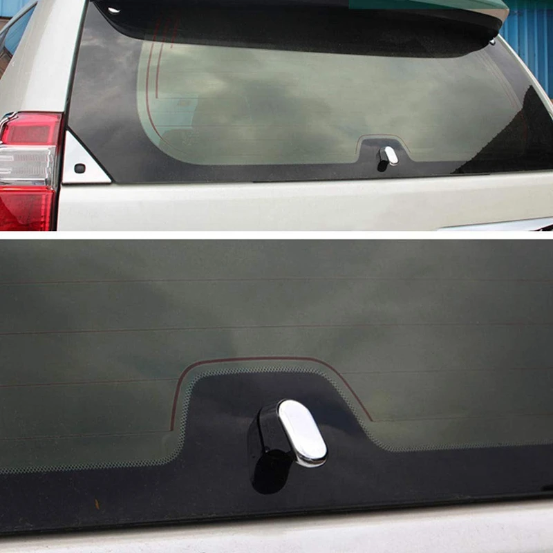 Pcs Chrome Rear Window Trims for Toyota Land Cruiser Prado Fj 150 Accessories