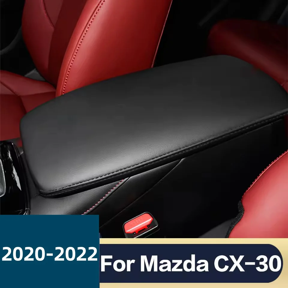 Car Armrest Box Cover For Mazda CX-30 CX30 CX 30 2020 2021 2022 Central Control Decoration Interior Accessories