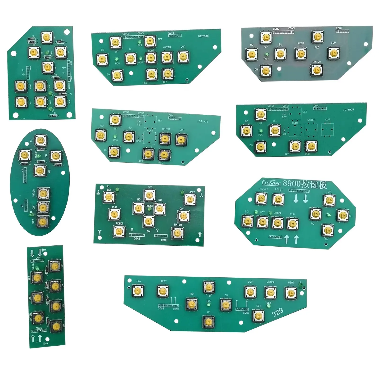 Dental Accessories Extension Dental Chair Master Switch Button Film Control Panel with PVC Sticker for Teeth Whitening