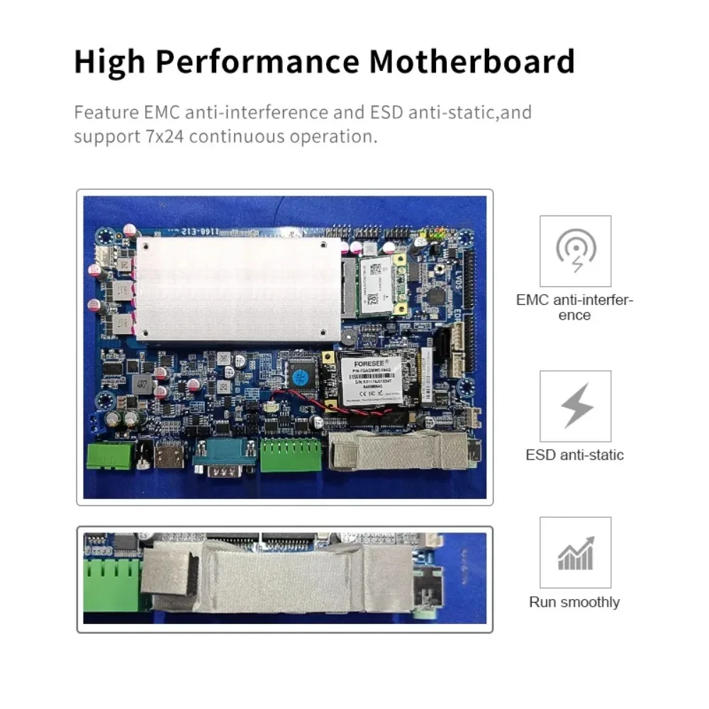 Fanless Design I5 8257U 8GB 256GB 15.6 Inch Capacitive Touch Screen 16:9 Ip65 Fully Waterproof Industrial Panel Pc