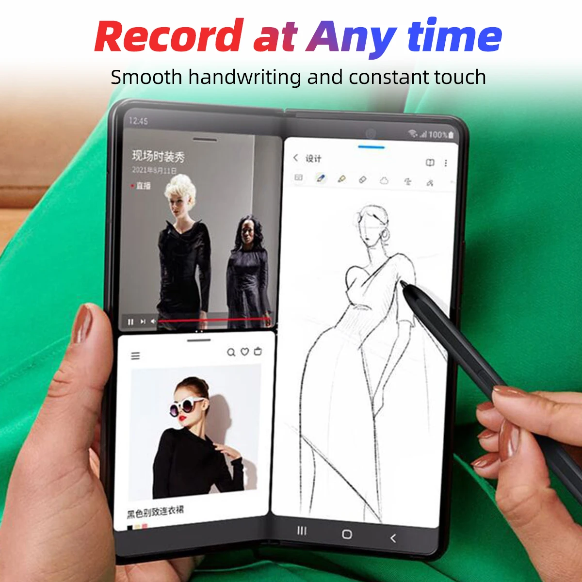 Stylus Pen for Samsung Z Fold 3 Pen Touch Stylus Pen for Galaxy Z Fold 4 5G Fold4 Fold3 Fold 4 3 Pen Pencil Edition Drawing Pen