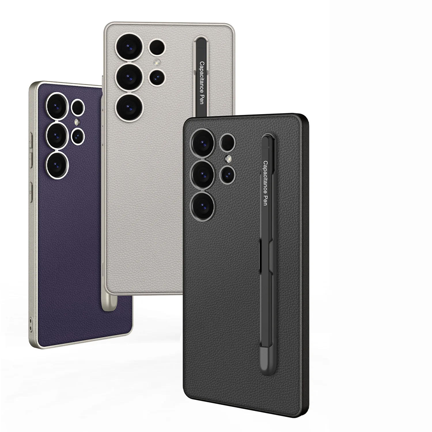 Luxury Case For Samsung Galaxy S25 Ultra Edge With a Pen Fashion Carbon Fiber Cover Anti-knock Cases For Galaxy S25Ultra S25Edge