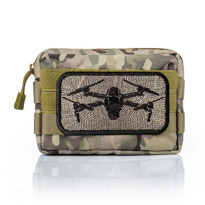 Drone Patches Military Tactics Morale Badges Embroidery Hook and Loop, Backpack Clothes Decorative Stickers Armbands