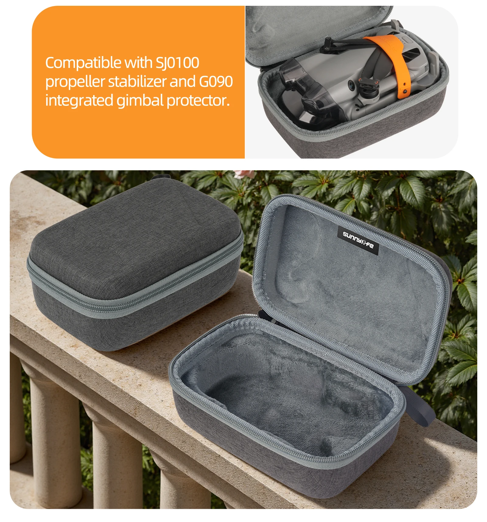 Carrying Case for DJI Lito X1/Lito 1 Fly More Combo Accessories, Portable Storage Travel Bag Shockproof Hard Protective Case